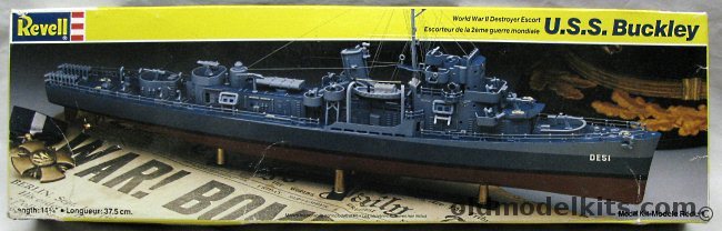 Revell 1/249 USS Buckley DE51 Destroyer Escort, 5024 plastic model kit